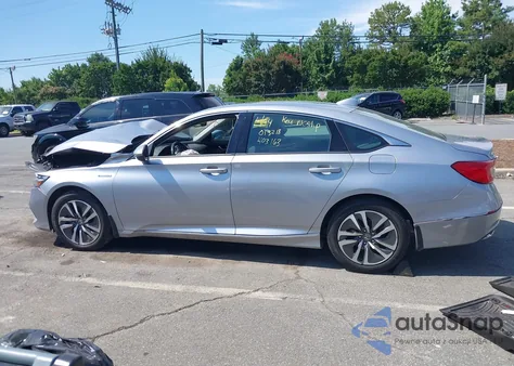 2021 Honda Accord Hybrid Ex-L from USA, damaged, VIN 1HGCV3F57MA013218